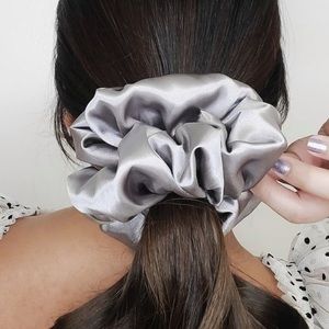 Oversized Silk Scrunchies: